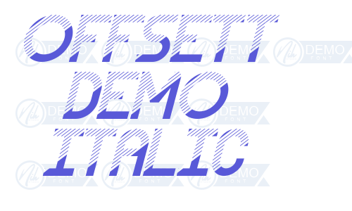 Offsett Demo Italic Font Download