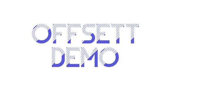 Offsett Demo Font Download