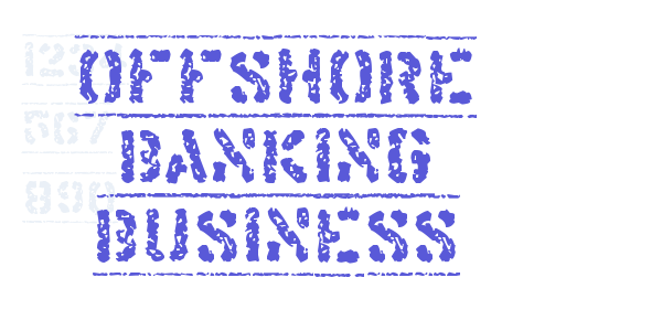 Offshore Banking Business font free