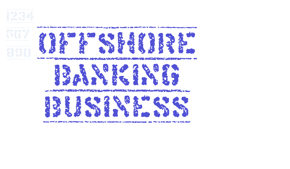 Offshore Banking Business-font-download