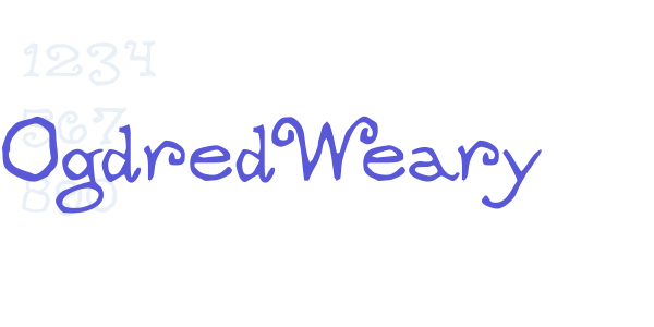 OgdredWeary font