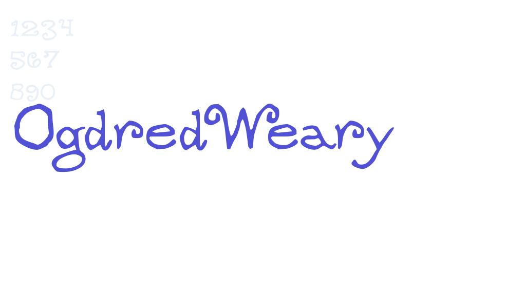 OgdredWeary-font-download