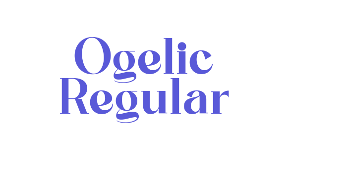 Ogelic Regular Font Download