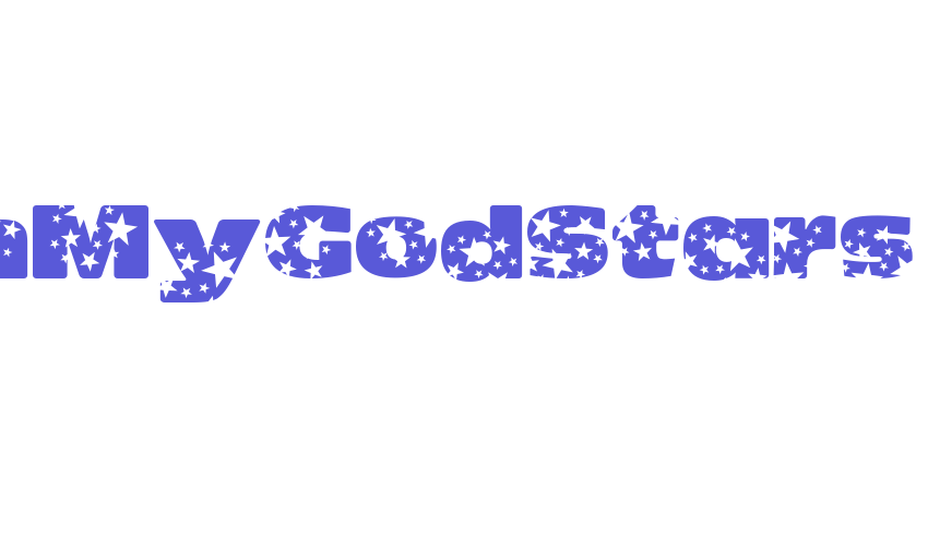 OhMyGodStars Font