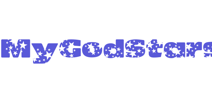 OhMyGodStars Font Download