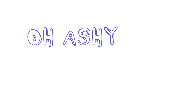 Oh Ashy Font Download