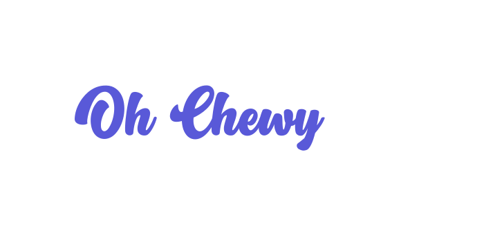 Oh Chewy Font