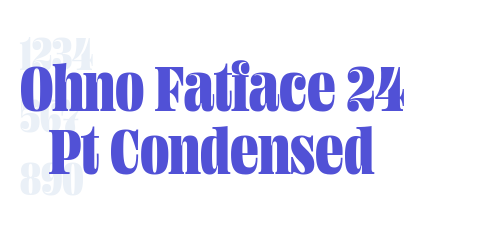 Ohno Fatface 24 Pt Condensed-font-download