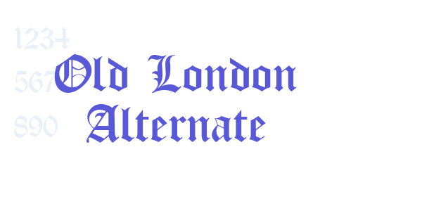 Old London Alternate font free