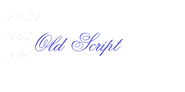 Old Script font free