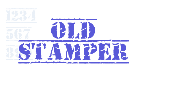 Old Stamper font