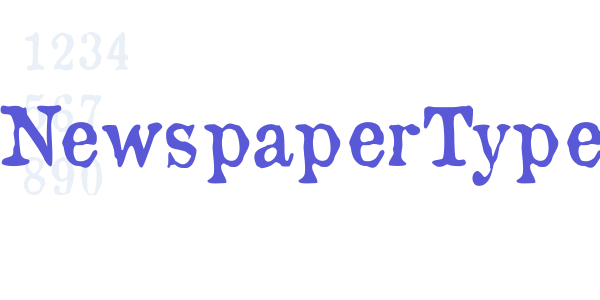 OldNewspaperTypes font free