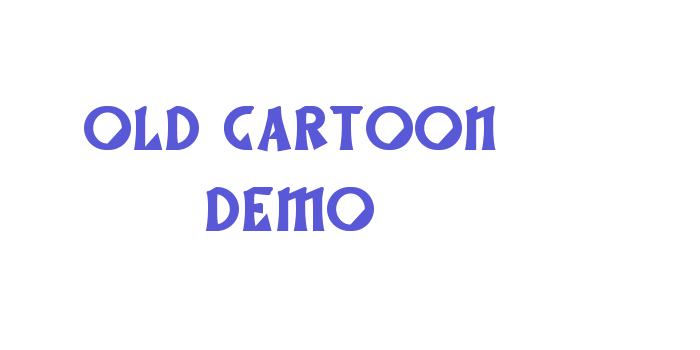 Old Cartoon Demo Font Download