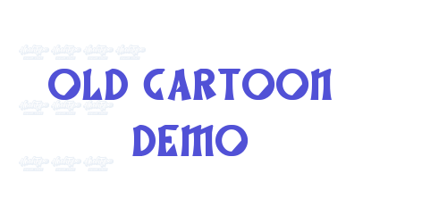 Old Cartoon Demo-font-download