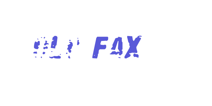 Old Fax Font