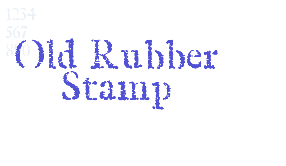 Old Rubber Stamp-font-download