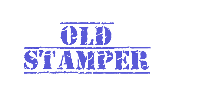 Old Stamper Font Download