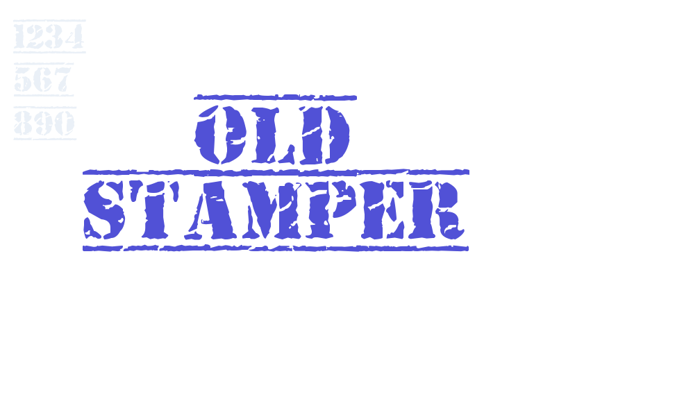 Old Stamper-font-download