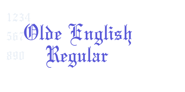 Olde English Regular font free