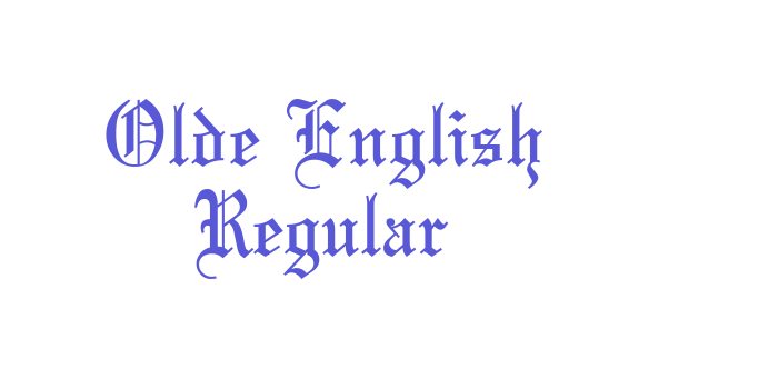 Olde English Regular Font Download