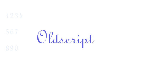 Oldscript font free