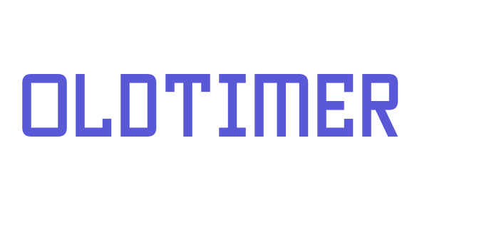 Oldtimer Font