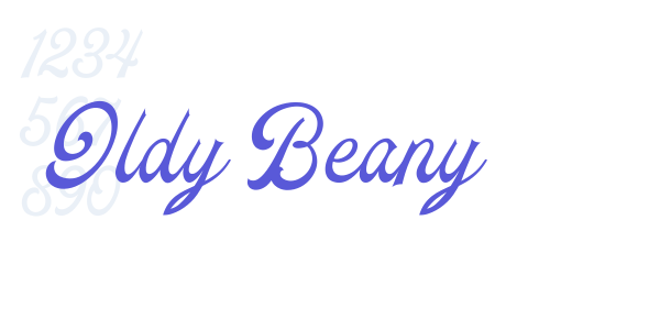 Oldy Beany font free