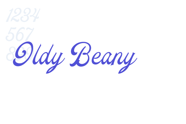 Oldy Beany Font Download