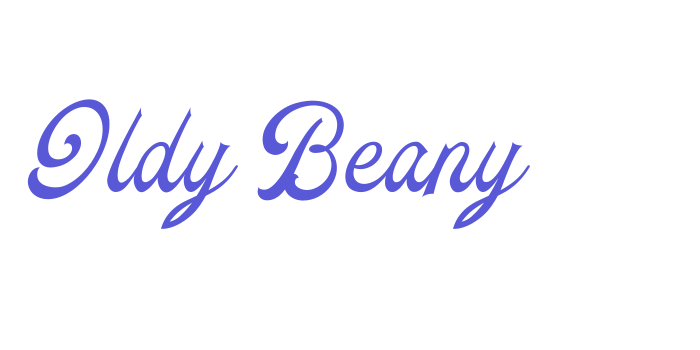 Oldy Beany Font