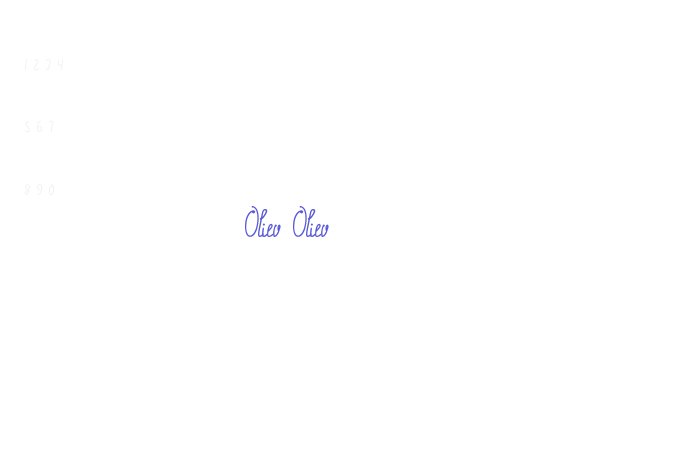 Oliev Oliev font free