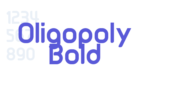 Oligopoly Bold font free