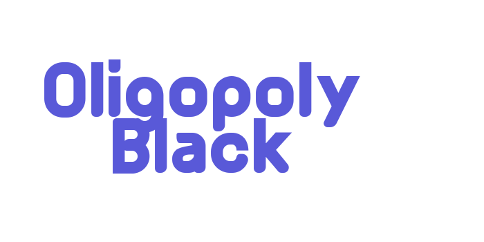 Oligopoly Black Font Download