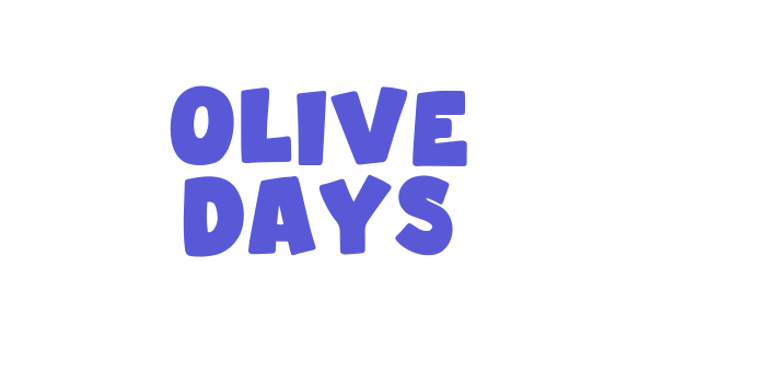 Olive Days Font Download