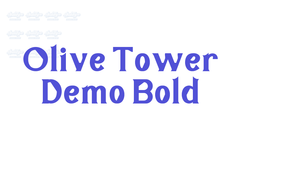 Olive Tower Demo Bold-font-download