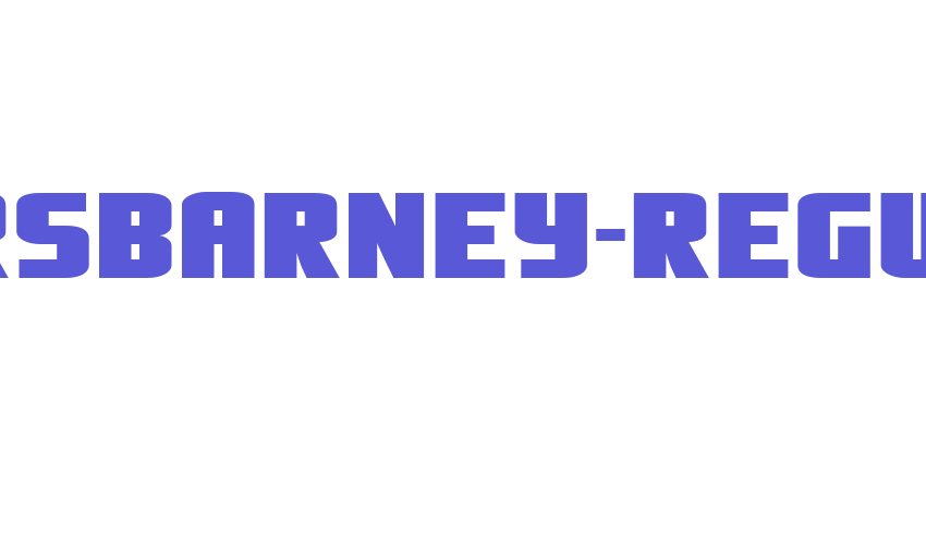 OliversBarney-Regular Font