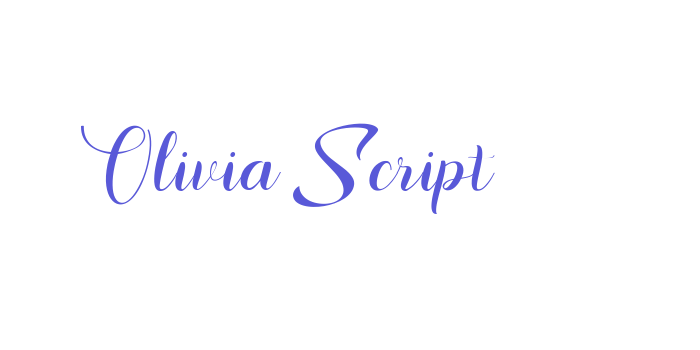 Olivia Script Font Download