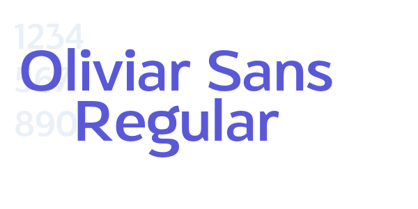 Oliviar Sans Regular font free