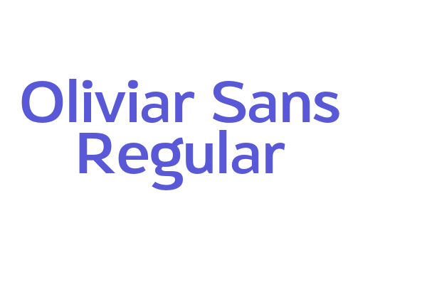 Oliviar Sans Regular Font