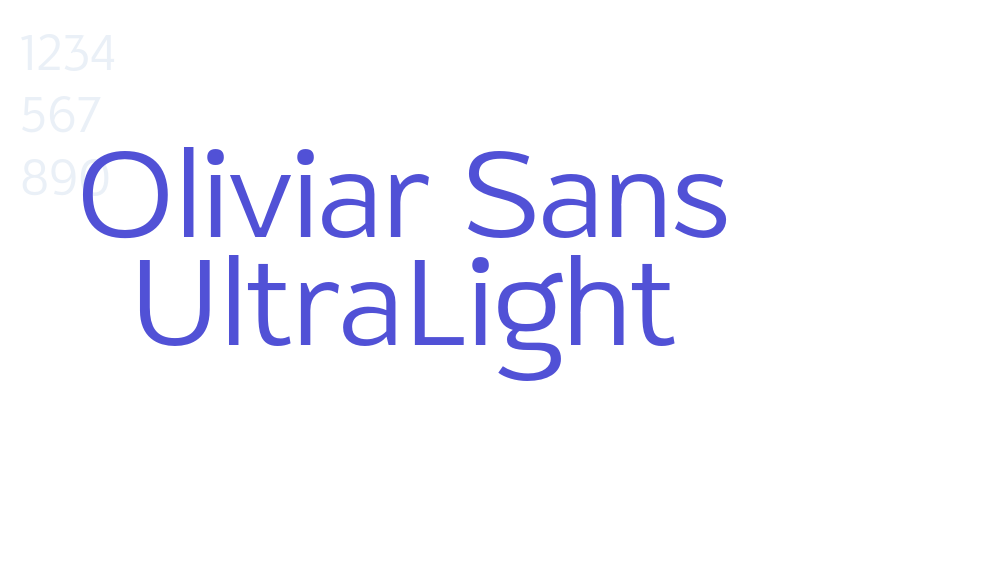 Oliviar Sans UltraLight-font-download