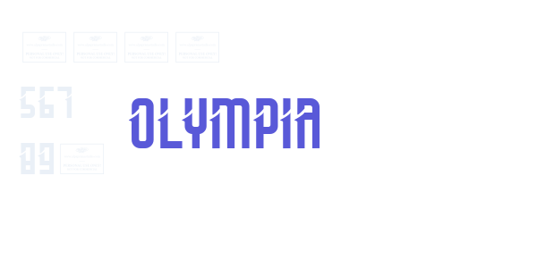 Olympia font