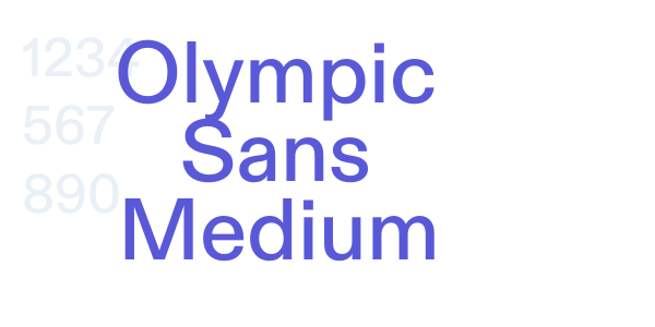 Olympic Sans Medium font free