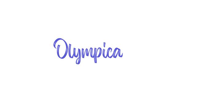 Olympica Font Download