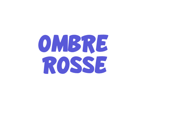 Ombre Rosse Font