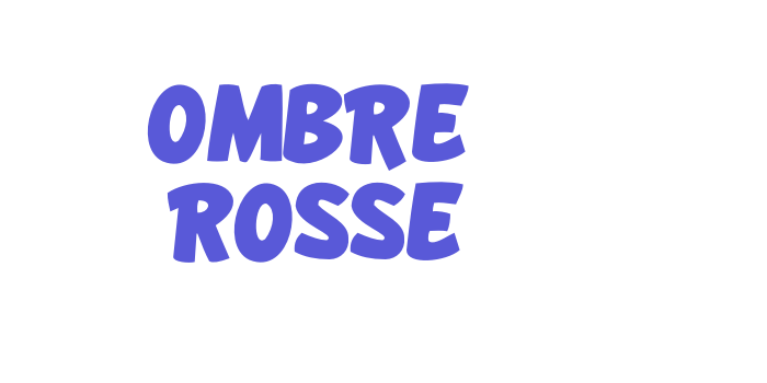 Ombre Rosse Font