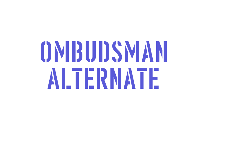 Ombudsman Alternate Font Download