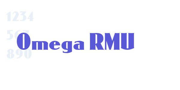 Omega RMU font free