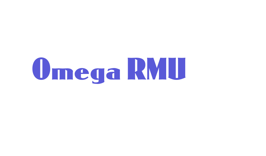 Omega RMU Font Download