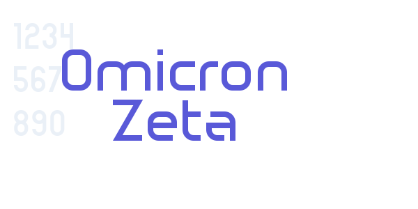 Omicron Zeta font free