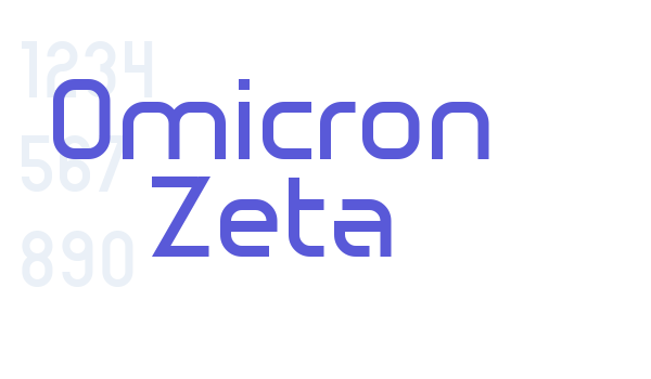 Omicron Zeta Font