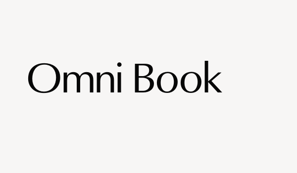 Omni Book Font